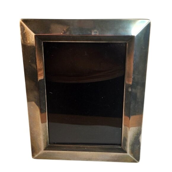 Vintage Silver Tone Picture Frame 5"x7" Hinged Back Stand Classic Home Decor - Picture 14 of 15